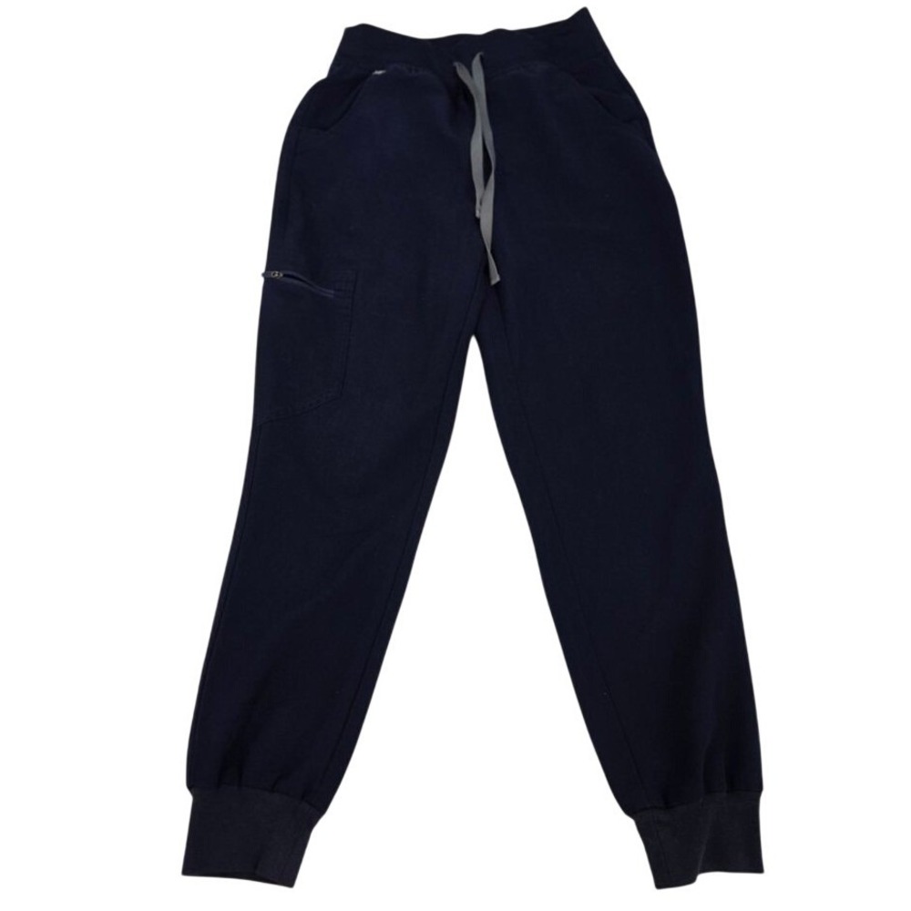 FIGS High Waisted Zamora Jogger Scrub Pants Navy Blue Womens Small W22SW2012P